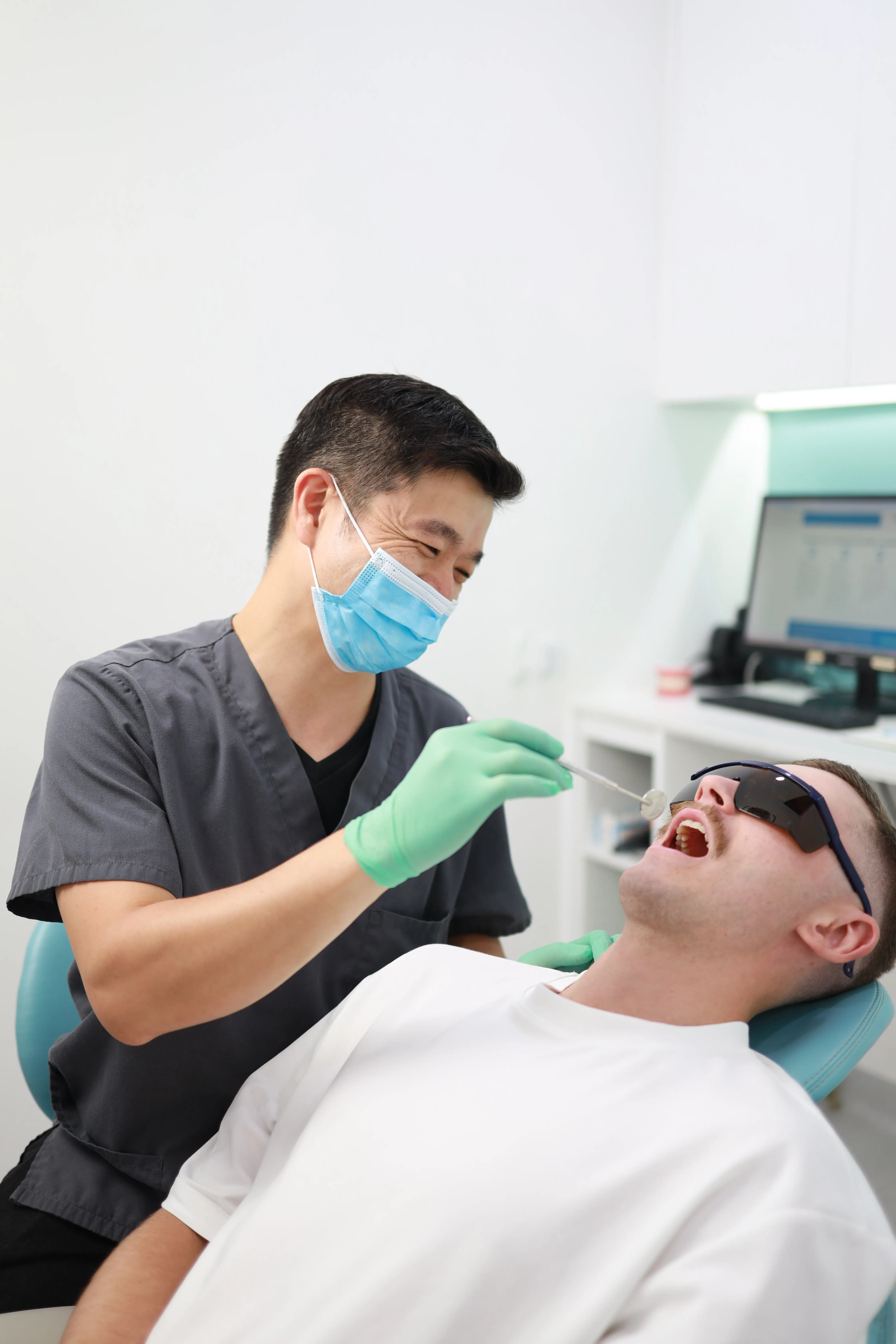 Check-Up & Clean Before and After Example